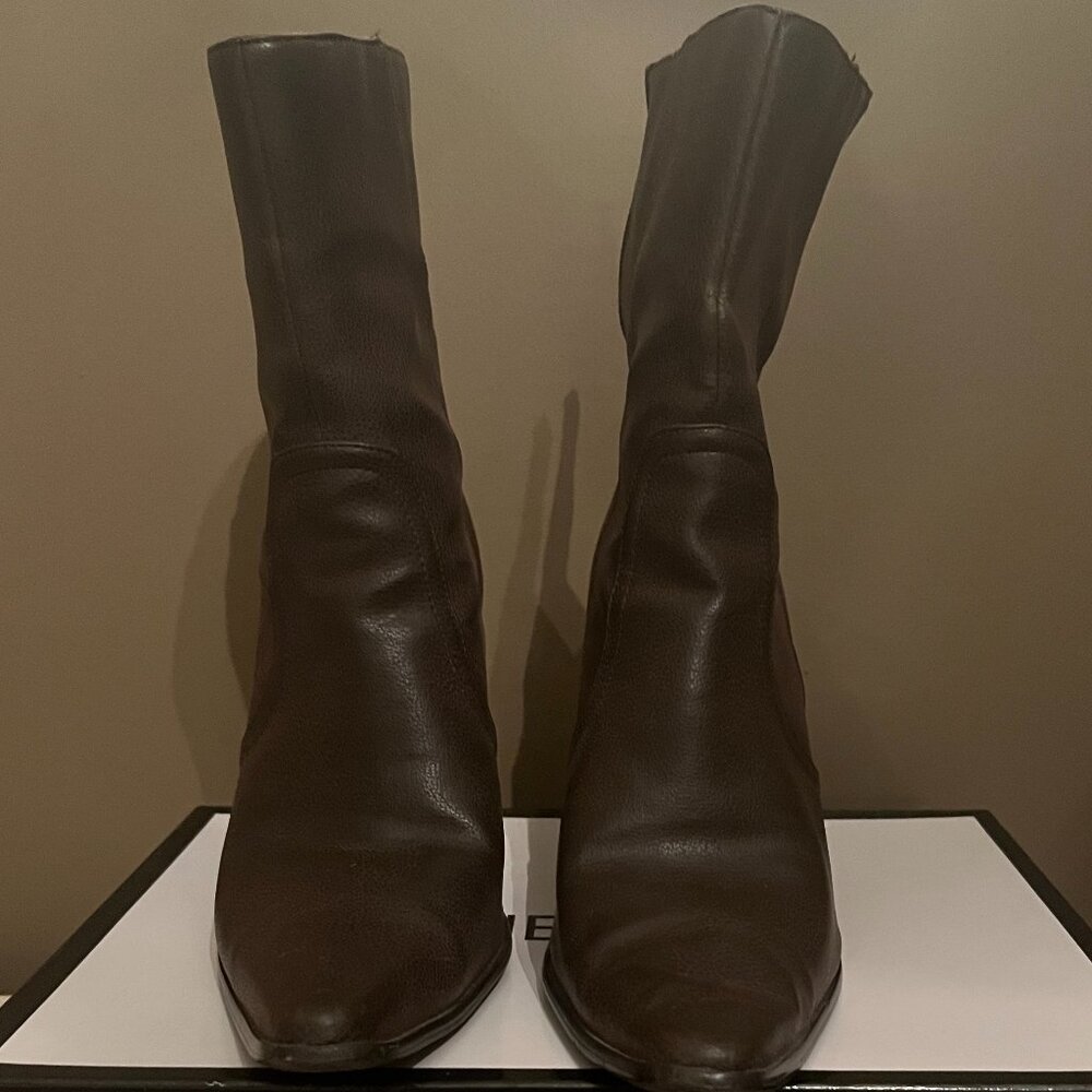 Candie's Brown Boots Pointy Toe Size 8